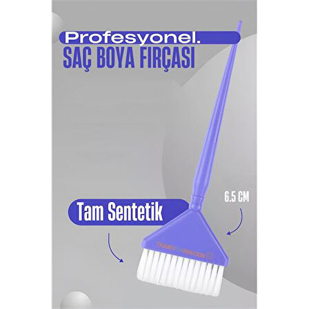 ModaCar Geniş Uçlu Saç Boya Fırçası Balyaj Fırçası Professional