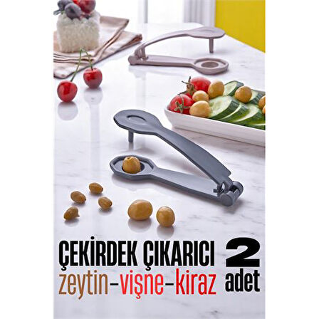 ModaCar Çekirdek Çıkarıcı - Kiraz Çekirdek Çıkarıcı Zeytin Çekirdek Çıkarıcı 2 adet