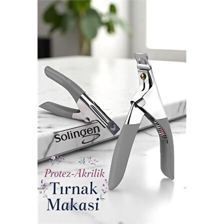 Modacar Akrilik Tırnak Makası - 3 Model Kesebilen Protez Tırnak Kesici Solingen Professional