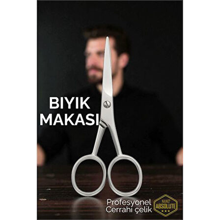 Modacar Bıyık Makası -Bıyık Düzeltme Makası Profesyonel Cerrahi Çelik