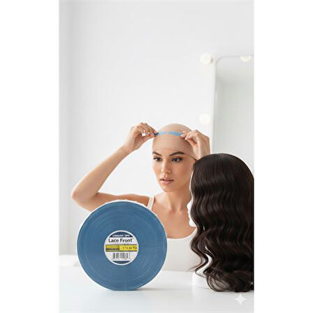 Protez Saç Bandı - 2-4 Haftalık Peruk Bandı Walker Tape Lace Front 2.5cmx33 metre