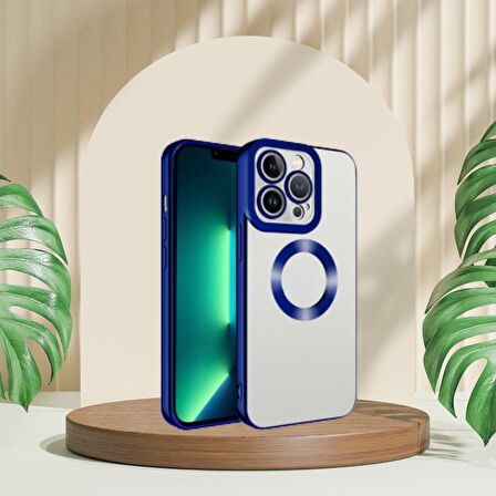 İPHONE 14 PRO MAX YANLARI RENKLİ LOGO GÖSTEREN TLP MEGA KILIF