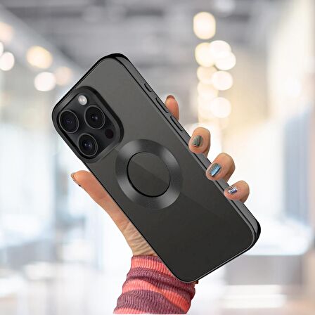İPHONE 15 PRO MAX YANLARI RENKLİ LOGO GÖSTEREN TLP MEGA KILIF
