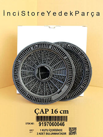 Ad 6031 B Davlumbaz Aspiratör Için Yeni Nesil Karbon Filtre