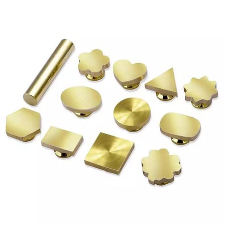 Boş Mum Mühür Pirinç Damga Başlığı Üçgen 25x22mm