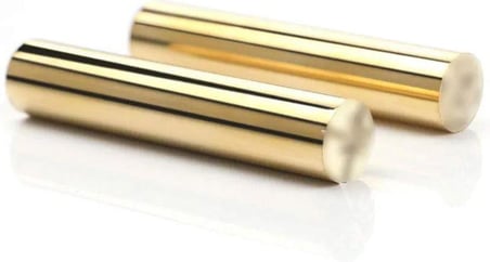 Boş Mum Mühürü Pirinç Silindir Sütun Damga 12x60mm