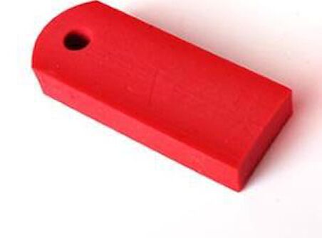 Mühür Kauçuk Alaşım Kırmızı Jiklet Kaşe 6mmx15mmx40mm