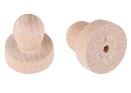 Ahşap Yuvarlak Mühür 25mm