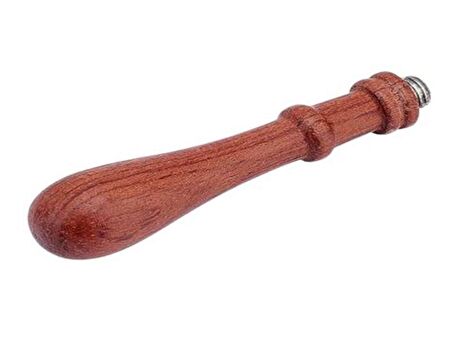 Ahşap Mum Mühürü Sapı Gül Ağacı G2 Özel Tasarım M8 Dişli