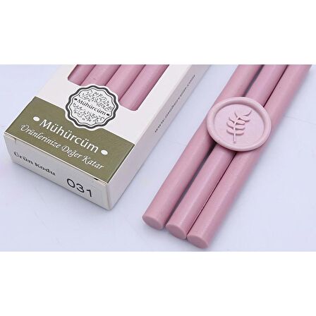 Mühür Mumu Çubuk 11mmx120mm 10 lu Paket Model: 31 ŞEKER PEMBE