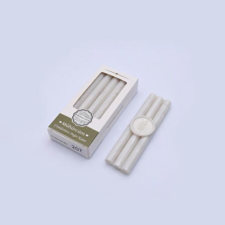 Mühür Mumu Çubuk 11mmx120mm 10 lu Paket Model: 207 İNCİ GÜMÜŞ