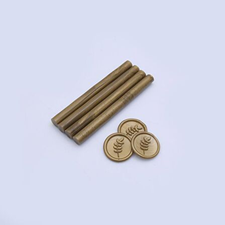 Mühür Mumu Çubuk 11mmx120mm 10 lu Paket Model: 507 KOYU ALTIN