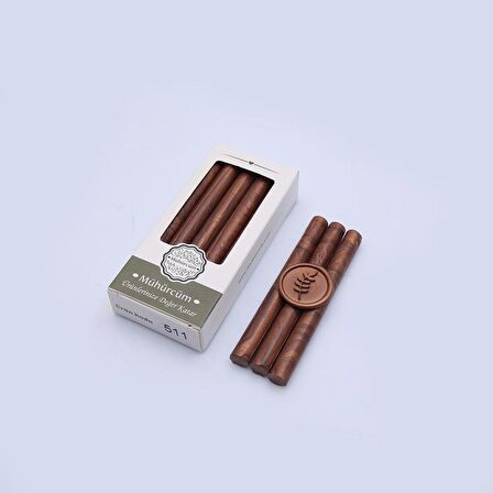 Mühür Mumu Çubuk 11mmx120mm 10 lu Paket Model: 511 KOYU BRONZ