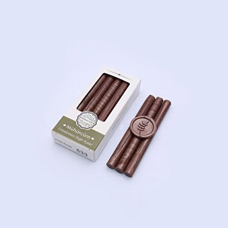 Mühür Mumu Çubuk 11mmx120mm 10 lu Paket Model: 533 MOCCA KAHVE