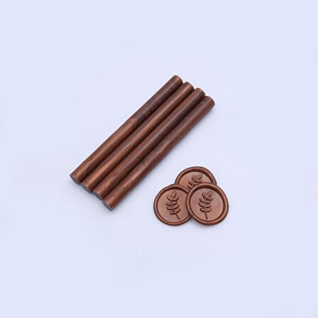 Mühür Mumu Çubuk 11mmx120mm 10 lu Paket Model: 538 BRONZ KAHVE