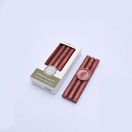 Mühür Mumu Çubuk 11mmx120mm 10 lu Paket Model: 539 İNCİ ROSE GOLD