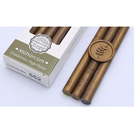Mühür Mumu Çubuk 11mmx120mm 10 lu Paket Model: 552 KOYU KARAMEL 