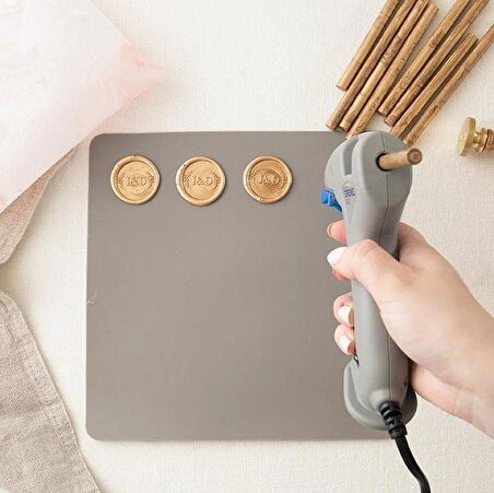 Mühür Mumu Çubuk 11mmx120mm 10lu Paket Model:554 SATEN BRONZ ALTIN 