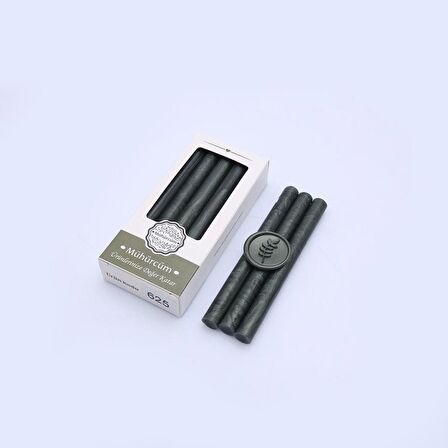 Mühür Mumu Çubuk 11mmx120mm 10lu Paket Mod: 625 GÜMÜŞ NEFTİ YEŞİL 