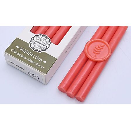 Mühür Mumu Çubuk 11mmx120mm 10 lu Paket Model: 650 ÇİLEK SEDEF
