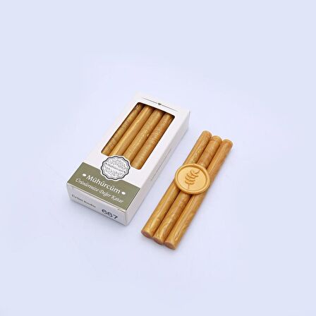 Mühür Mumu Çubuk 11mmx120mm 10 lu Paket Model: 667 HARDAL SARISI