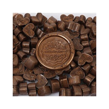 Mühür Mumu Eritme Kalp Boncuk Paket Model No:541 SEDEF KOYU BRONZ