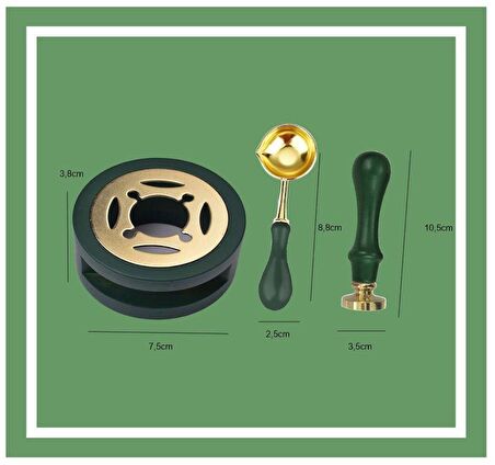 Davetiye Mum Mühürü Uygulama Seti Leylak Renk 1139 Yonca