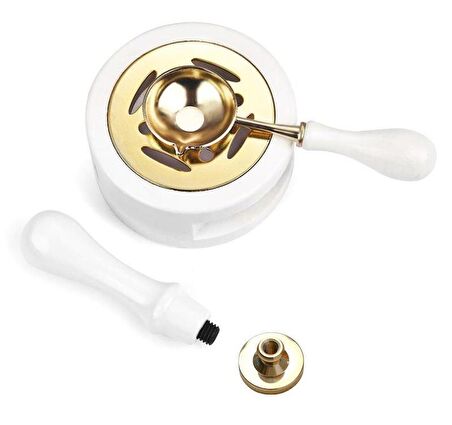 Davetiye Mum Mühürü Uygulama Seti Beyaz Renk 337 Bahar Dalı