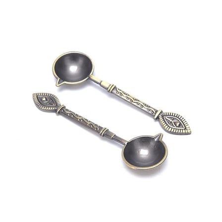 Mum Mühürü Eritme Kaşığı Döküm Prinç Oksit Retro Stil