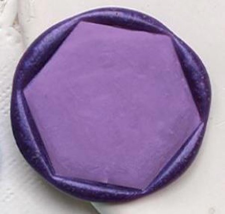 Boş Mum Mühür Pirinç Damga Kafası Petek Şekil 25x28.8mm Gold