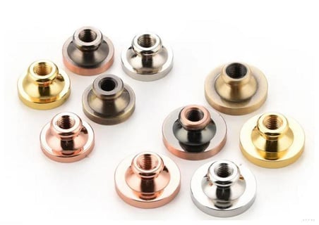 Boş Mum Mühür Gümüş Damga Kafası Yuvarlak 30mm Bronz
