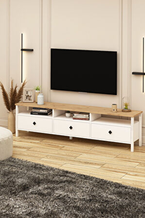 Remy Tv Ünitesi 180 Alt Modül SepetBeyaz
