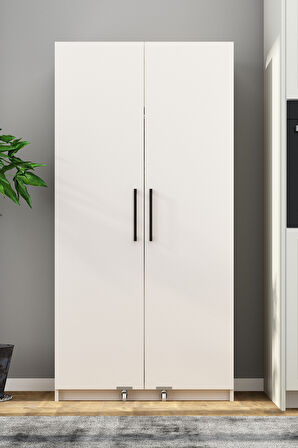 Serra Erzak Dolabı İki Kapaklı 180 cm Aytaşı