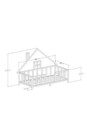 GİVAYO WOOD'S LİGHT MONTESSORİ ÇAM YATAK 120*200