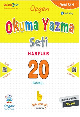 1.Sınıf Hazırlık 20 Fasikül Harfler + Resfebelerle Okumayı Öğreniyorum