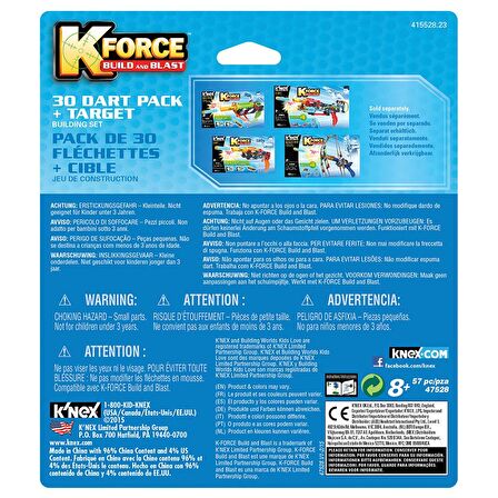 K'Nex K-Force Hedefli 30 Mermi Seti 47528