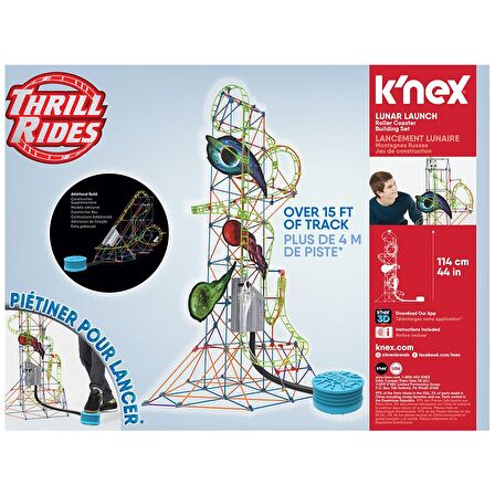 K'Nex Lunar Launch Roller Coaster Set 51425 (Motorlu)