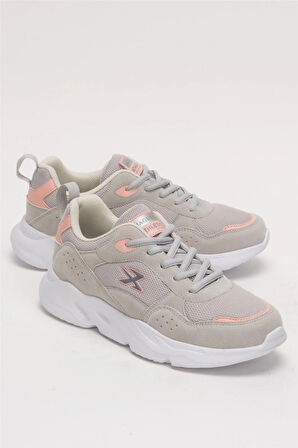 Kadın Günlük Koşu Yürüyüş Rahat Spor Ayakkabı  BUZ - PUDRA