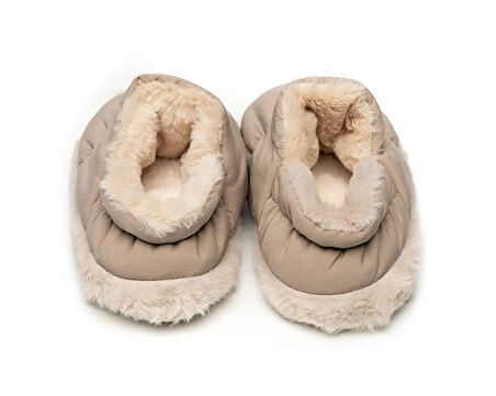 Peluche Beige Parachute Women Slipper Kadın Günlük Ev Pandufu PAR-KBJ Krem