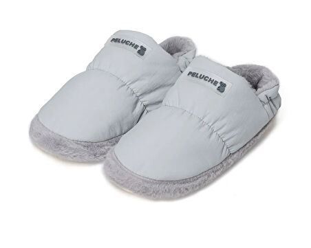 Peluche Grey Parachute Women Slipper Kadın Günlük Ev Pandufu PAR-KGI Gri