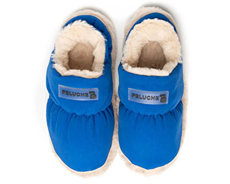 Peluche Blue Parachute Women Slipper Kadın Günlük Ev Pandufu PAR-KMI Mavi