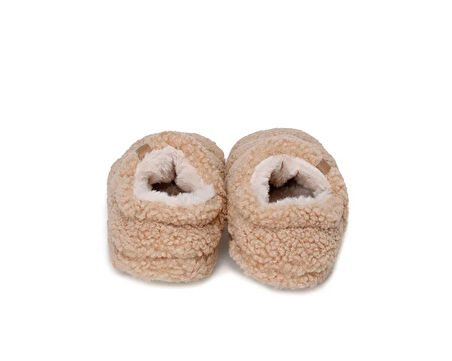 Peluche Camel Teddy Women Slipper Kadın Günlük Ev Pandufu TED-KCL Krem