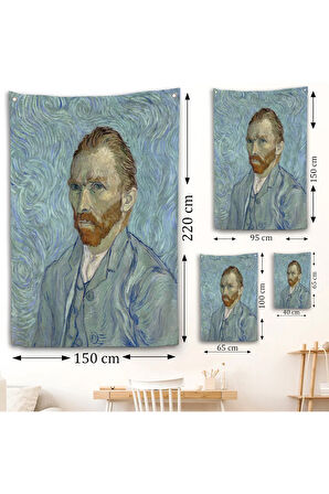 Vincent van Gogh Otoportre Duvar Örtüsü-7446