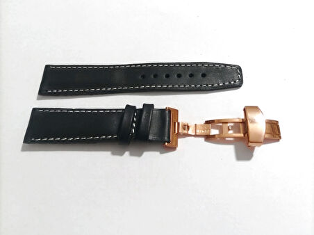 Fado Her Saate Uygun  Kelebek  Toka  20 mm   Hakiki Deri (238) ROSE  TOKA SİYAH