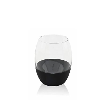 Wanelli Wn1177 Ballet Siyah Su Bardak 6 Lı 350 Ml