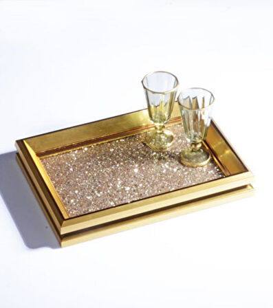 Kosova A-732 Kulpsuz Küçük Tepsi(20*28)(Nikel)