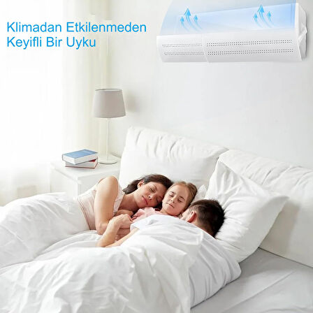 HyMark Ayarlanabilir Delikli Klima Hava Yönlendirici 58-105 CM Klima Çarpması Siperliği Aparatı