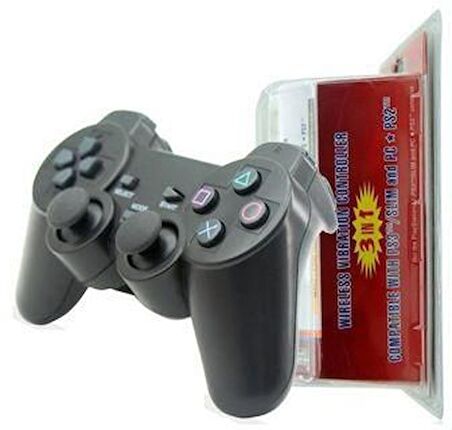 TriLine Kablosuz Oyun Kolu PC-PS2-PS3 Game Pad Titreşimli