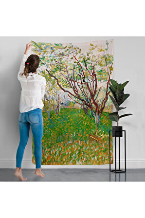 Vincent van Gogh - Meyve Çiçekleri Duvar Örtüsü-7450