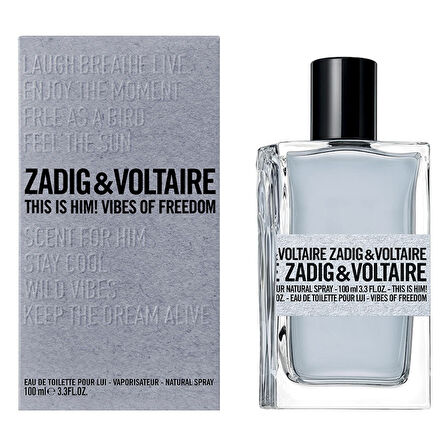 Zadig & Voltaire This Is Him! Vibes Of Freedom EDT Pour Lui 100ML Erkek Parfümü